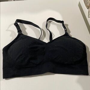 Black Women's nursing Bra